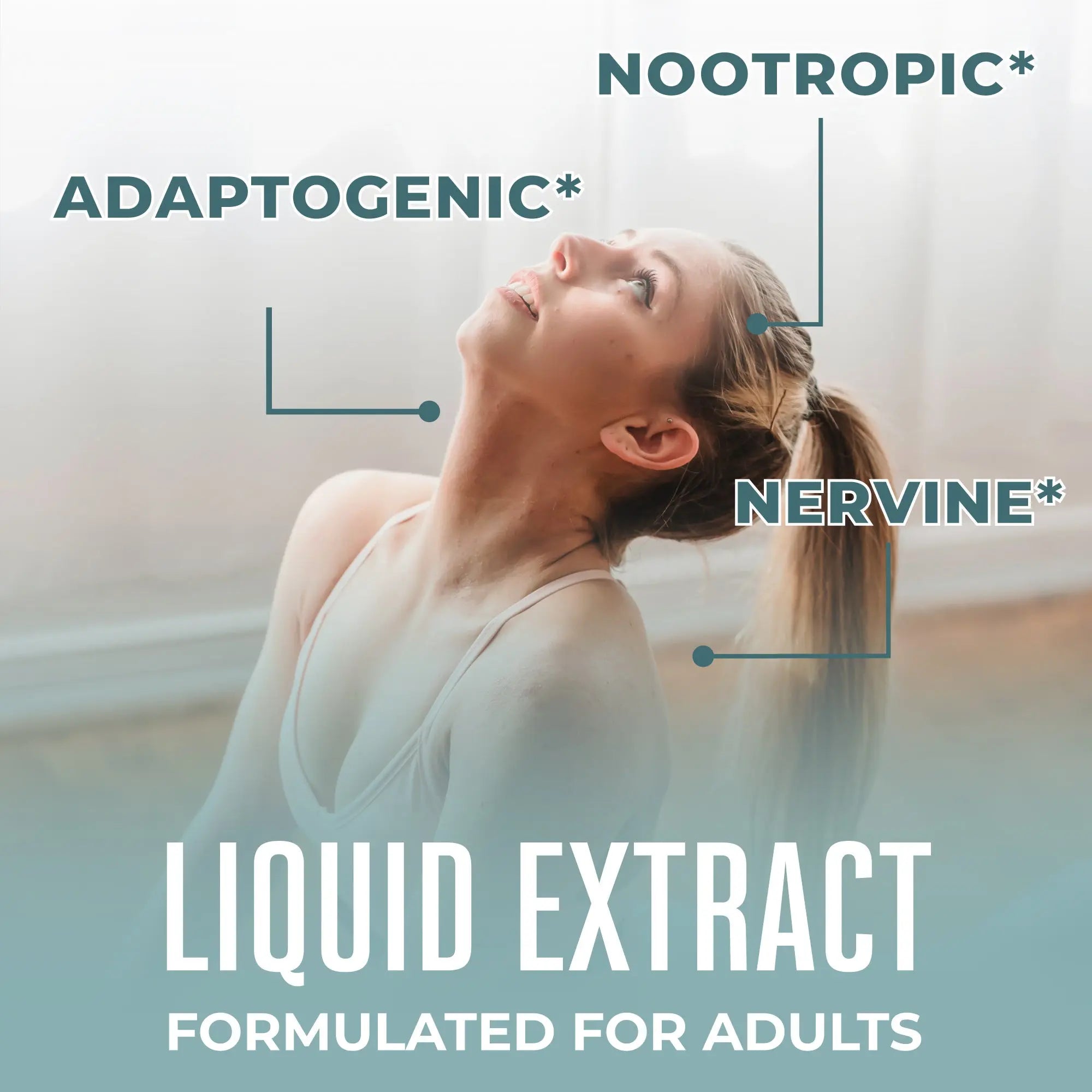 Maryruth'S Adrenal & Focus Herbal Blend for Adults - Adaptogenic - with Ginkgo Biloba & Astragalus - USDA Organic - Vegan - Non-Gmo - 30 Servings