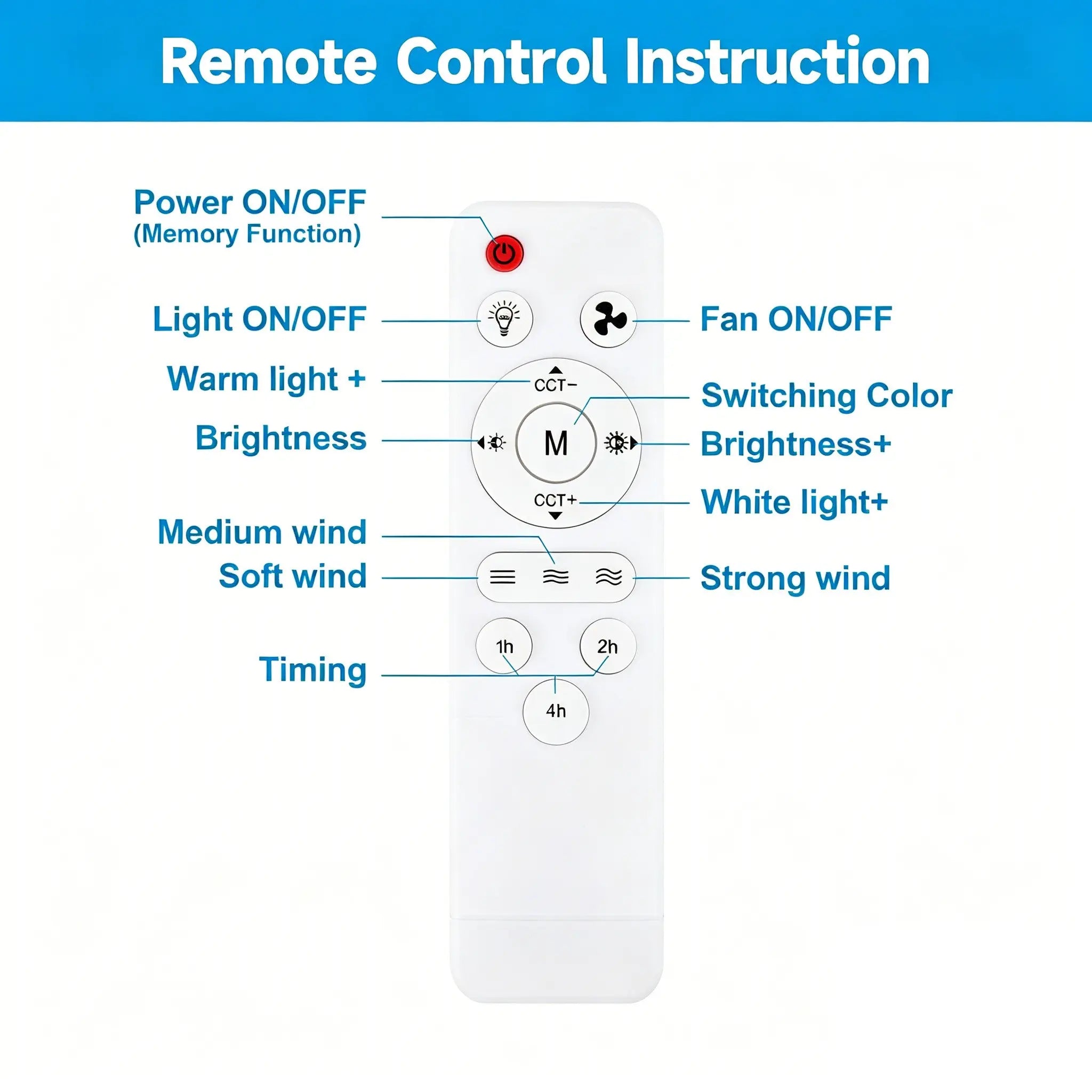Plug-In Ceiling Fan Light with Remote Control, Pure Copper DC Motor, Variable-Speed Energy-Saving Quiet Operation with Adjustable Lighting and Timer Function, Home Decor Lighting, Atmosphere Lighting, Decorative Atmosphere Light