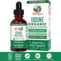 Maryruth'S Organic Iodine Liquid Drops - Potassium Iodide - Thyroid Health Supplement - 1 Year Supply - USDA Organic - Vegan - Non-Gmo - 450 Servings