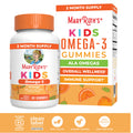 Maryruth'S Kids Vegan Omega 3 Gummies - No Fish Taste - 2 Month Supply - Omega 3 with Vitamin C - Flaxseed Oil - Immune Support - Sugar Free
