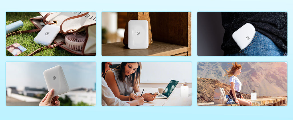HPRT MT53 Pocket Photo Printer — Bluetooth Mini 2x3" HD Mobile Printer