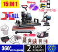 15-in-1 Heat Press & Sublimation Machine — T-Shirts, Mugs, Caps & More