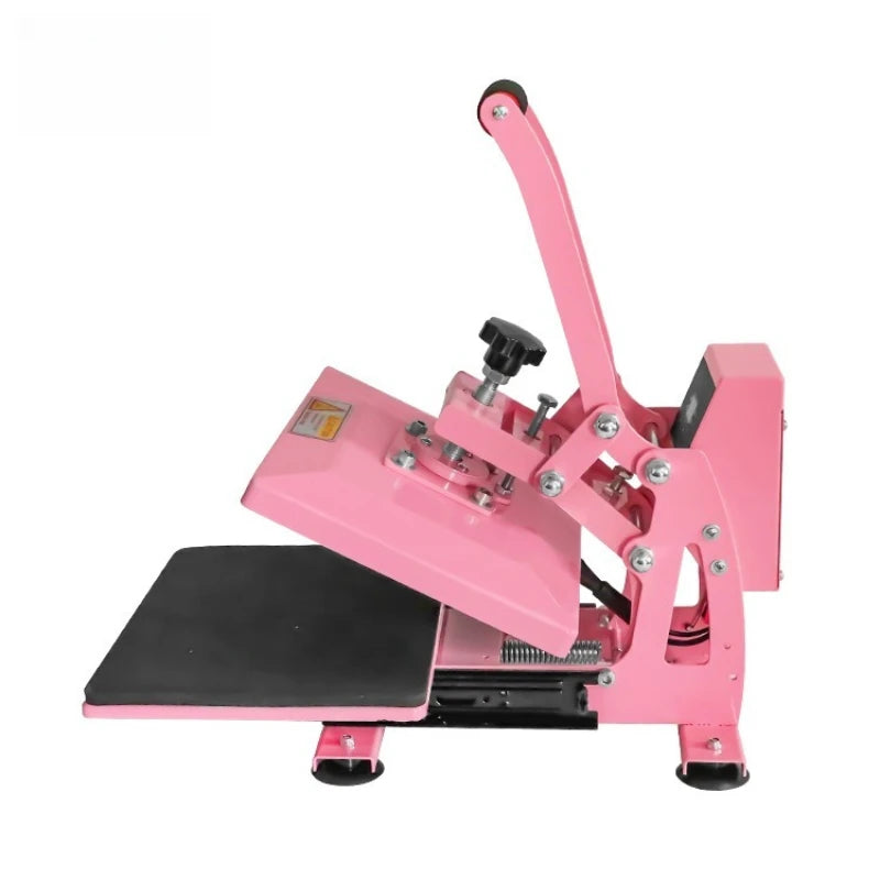 23x30" Industrial Digital Heat Press Machine — T-Shirt Transfer Pink/White