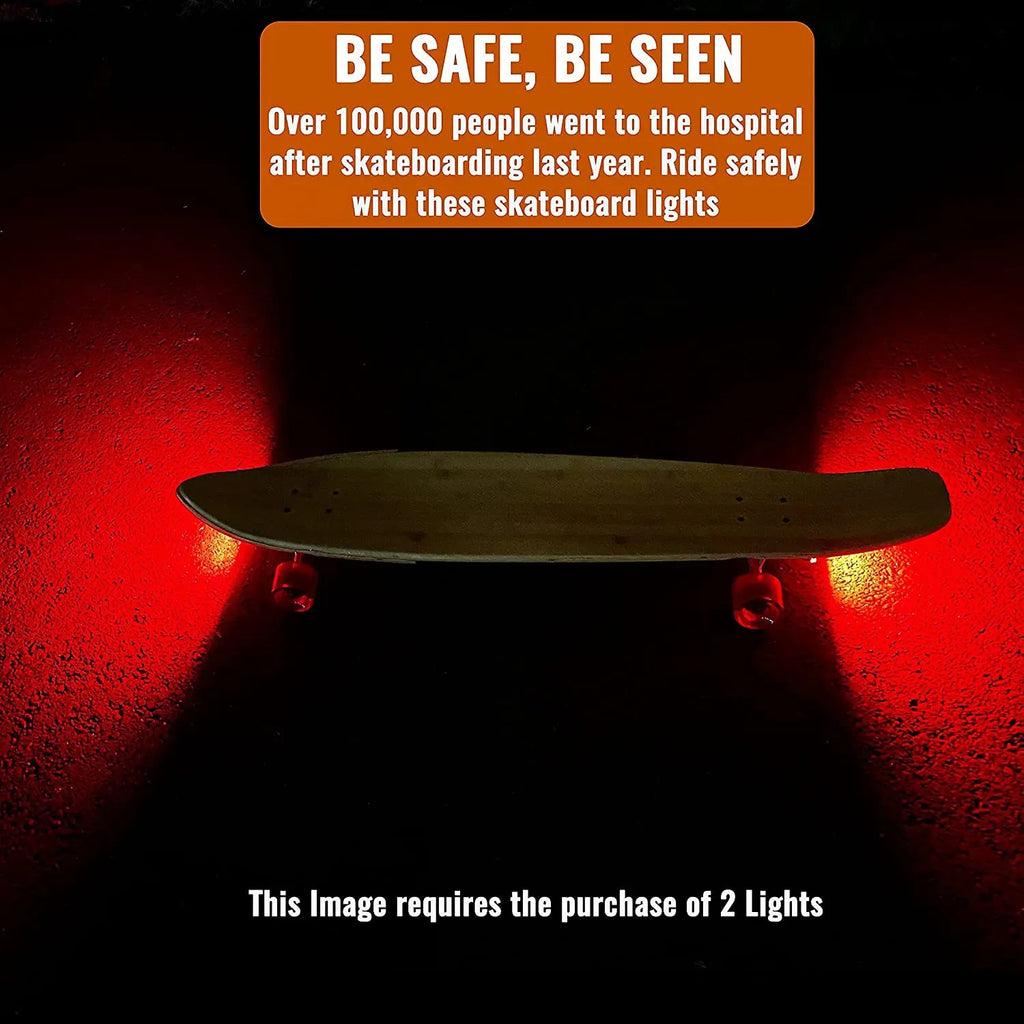 LED Skateboard & Longboard Lights – Waterproof Safety Lights for Bikes & Scooters