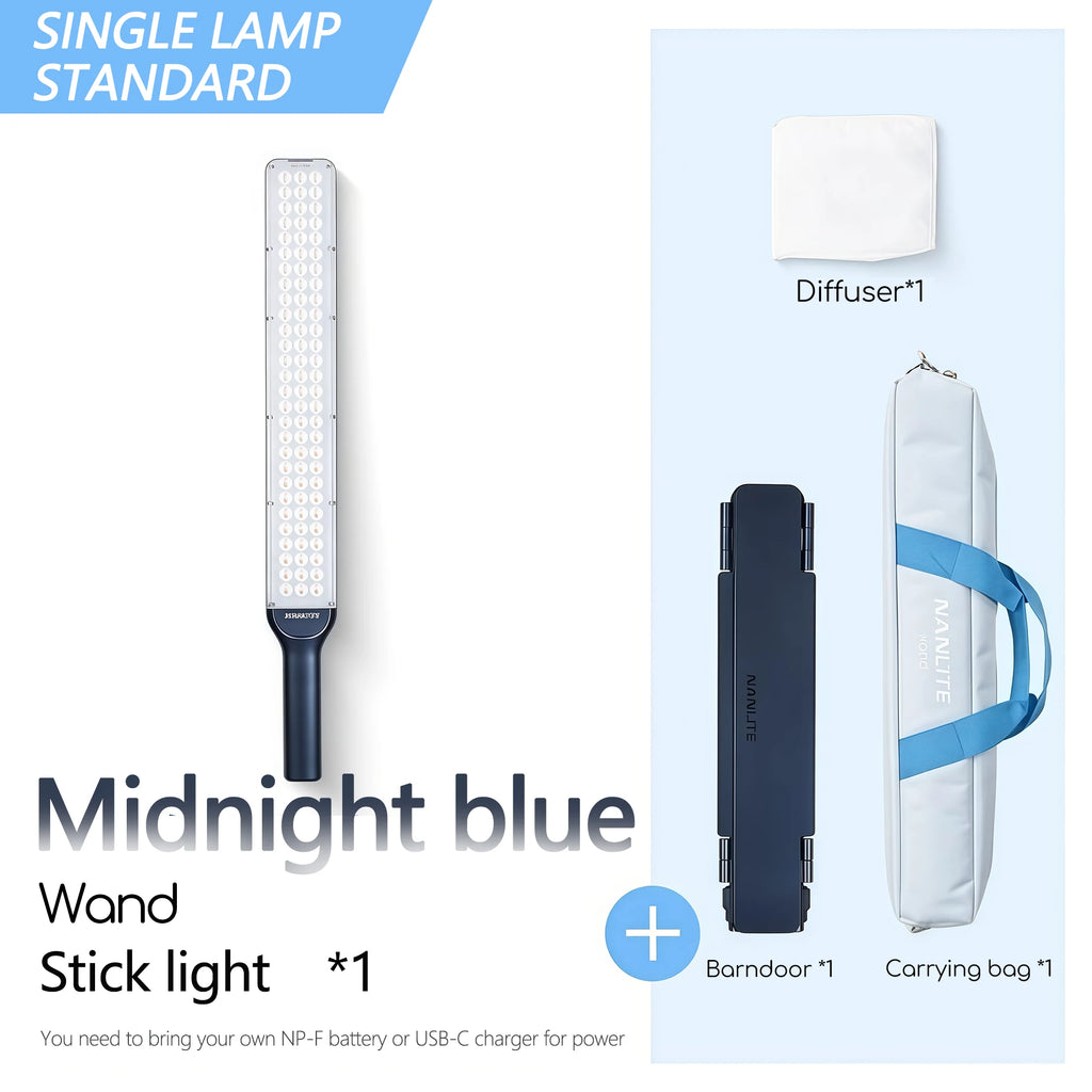 30W RGB LED Video Light Stick – 2700K-7500K with App Control for Photography