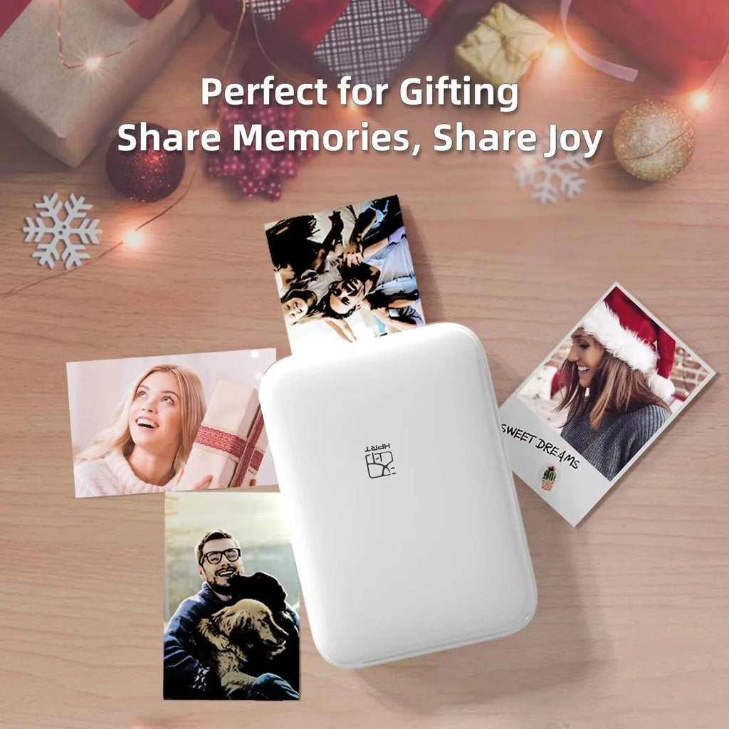 HPRT MT53 Pocket Photo Printer — Bluetooth Mini 2x3" HD Mobile Printer