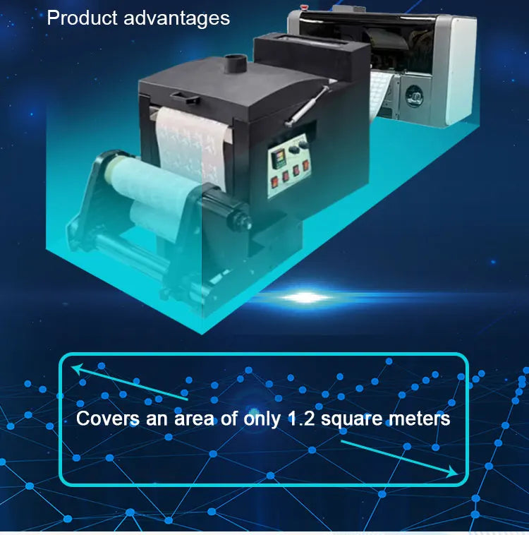 13-Inch DTF Printer — Dual XP600 Printhead A3 Transfer Film Machine