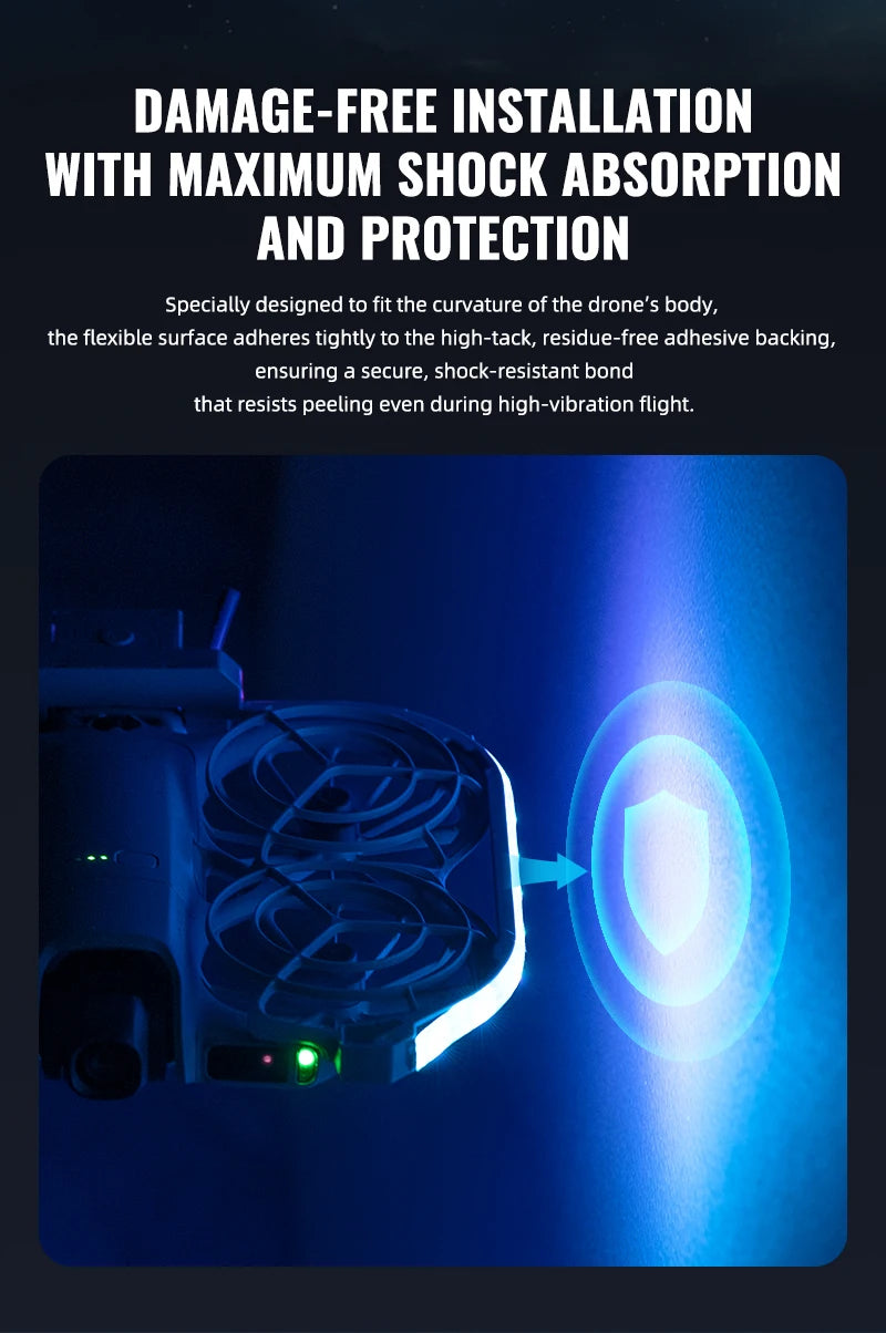 LED Strip For DJI Neo 2 Colorful Night Flight Indicator Rechargeable Luminous Lamp Belt Lightweight Flash Light Drone Accessory