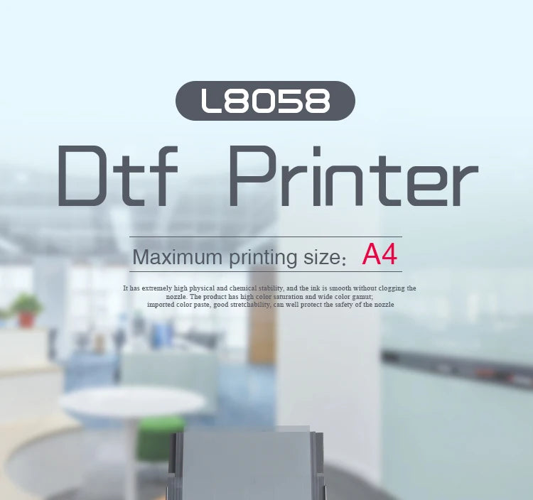 A4 DTF Transfer Printing Machine — EcoTank Inkjet for T-Shirts