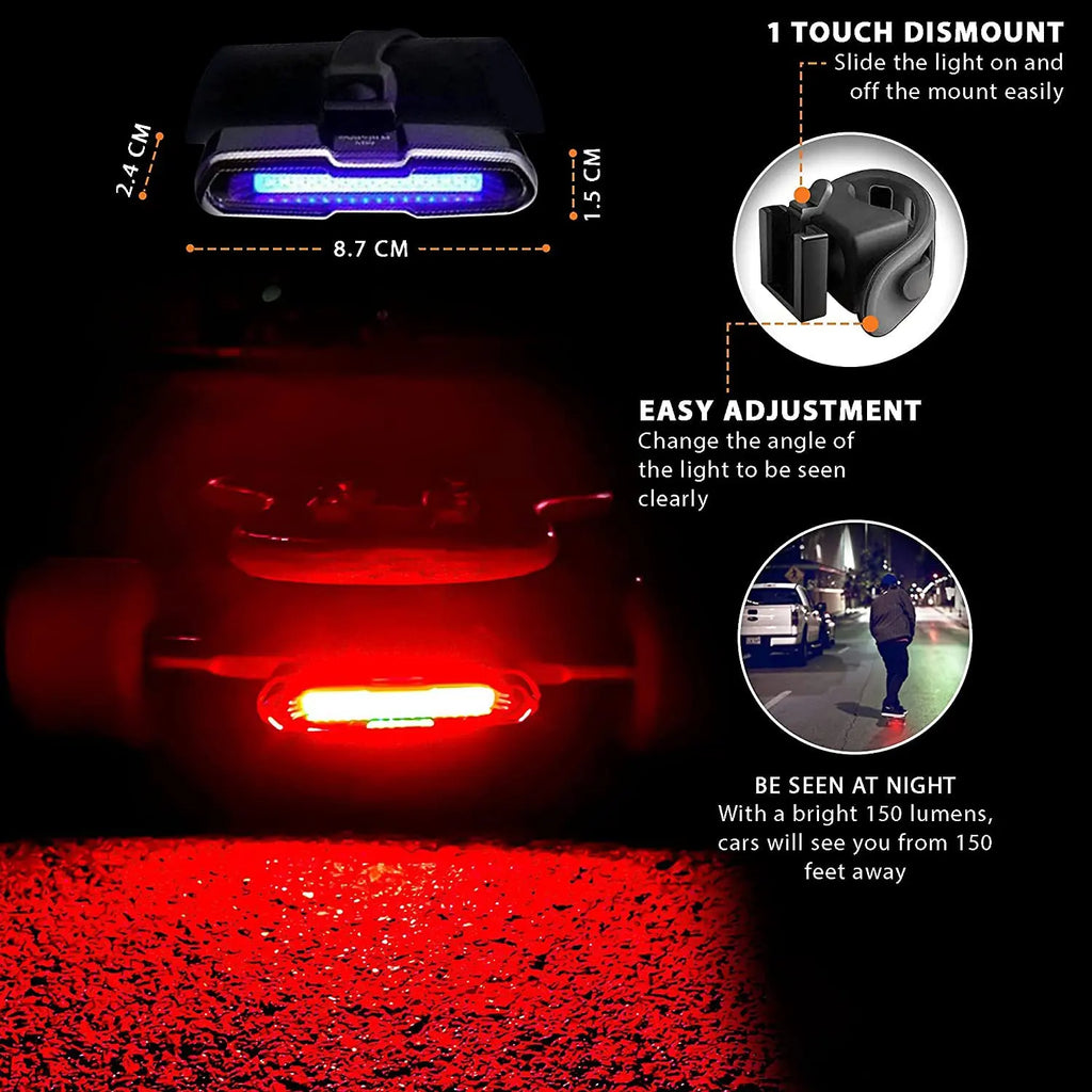LED Skateboard & Longboard Lights – Waterproof Safety Lights for Bikes & Scooters