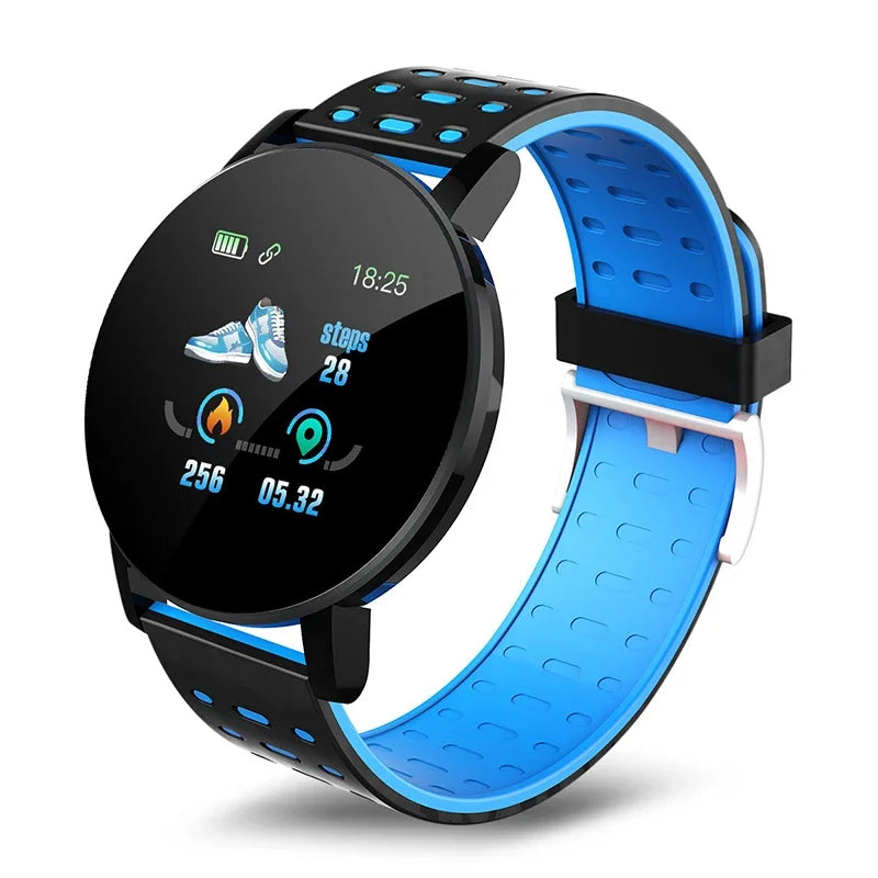 Smart Watch LED Digital Fitness Tracker — Heart Rate Monitor 1.44" Touch Screen