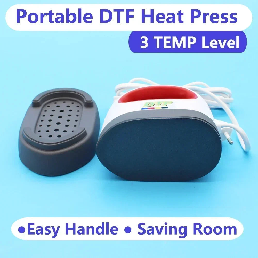 DTF Ink Heater — Direct to Film Mini Heater & Iron Kit for T-Shirt Printing