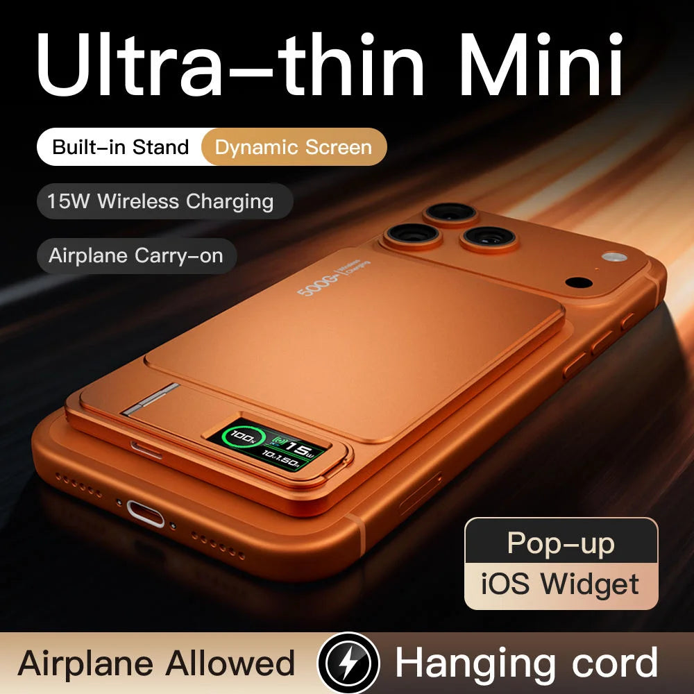 10000mAh Magnetic Wireless Power Bank — MagSafe Compatible