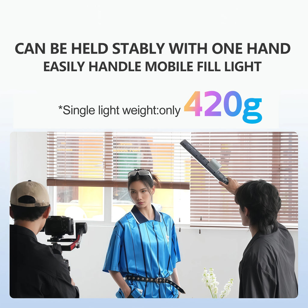 30W RGB LED Video Light Stick – 2700K-7500K with App Control for Photography