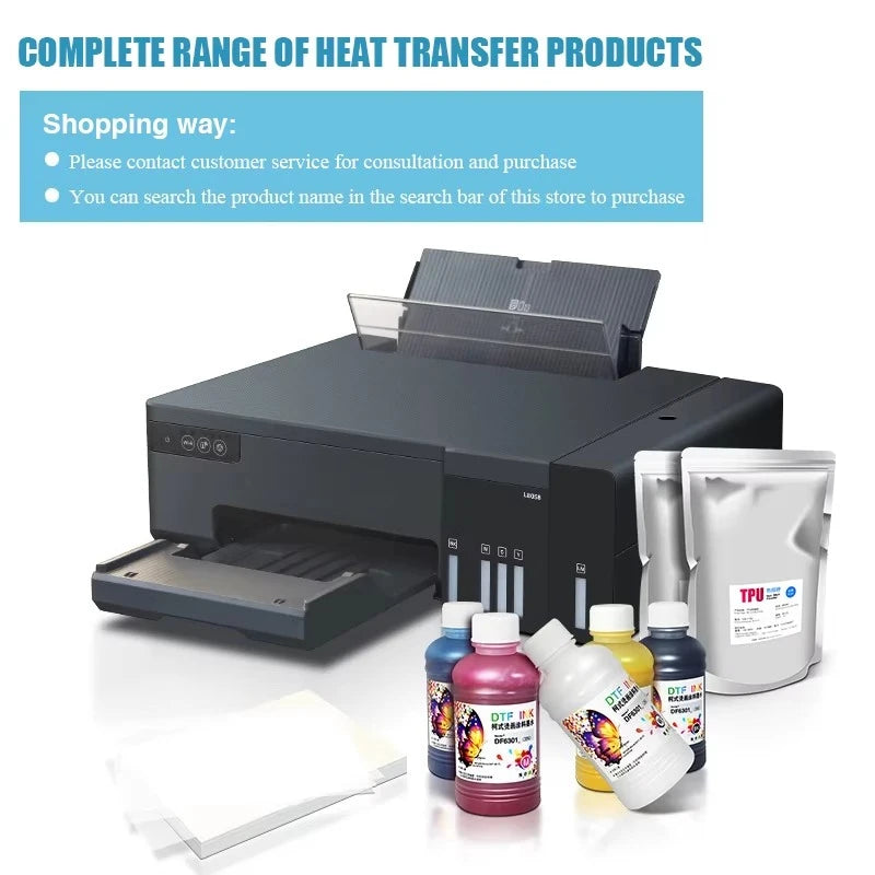 A4 DTF Transfer Printing Machine — EcoTank Inkjet for T-Shirts