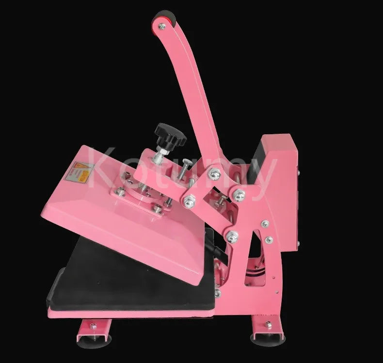 23x30" Industrial Digital Heat Press Machine — T-Shirt Transfer Pink/White