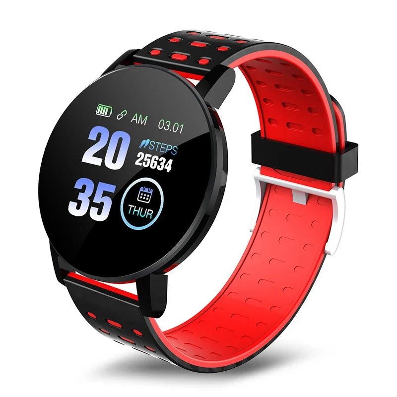 Smart Watch LED Digital Fitness Tracker — Heart Rate Monitor 1.44" Touch Screen