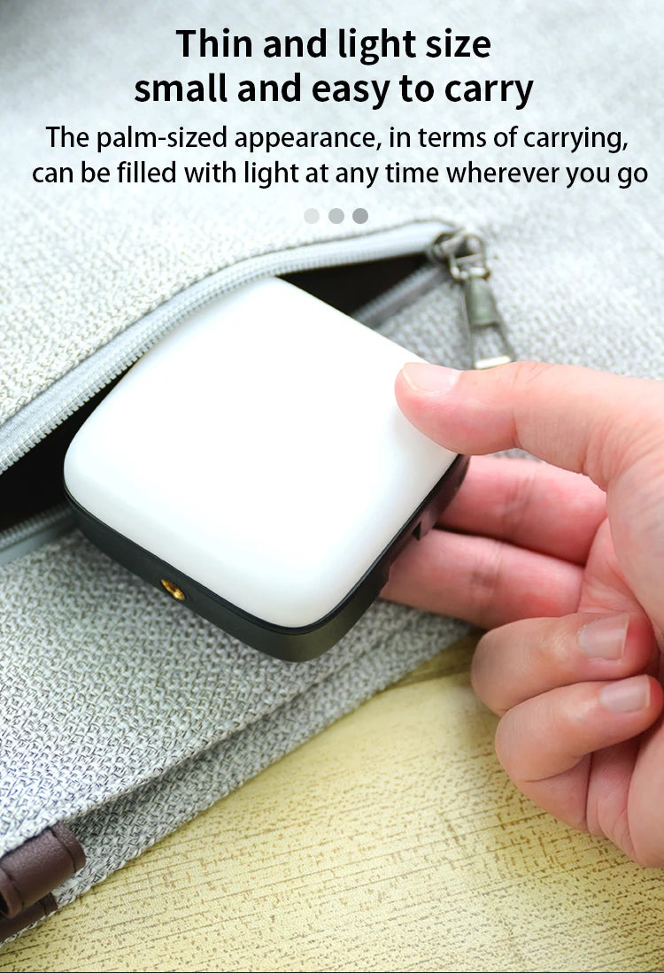 Portable Clip-On LED Video Light – 3000-9900K Fill Light for Phone & Camera