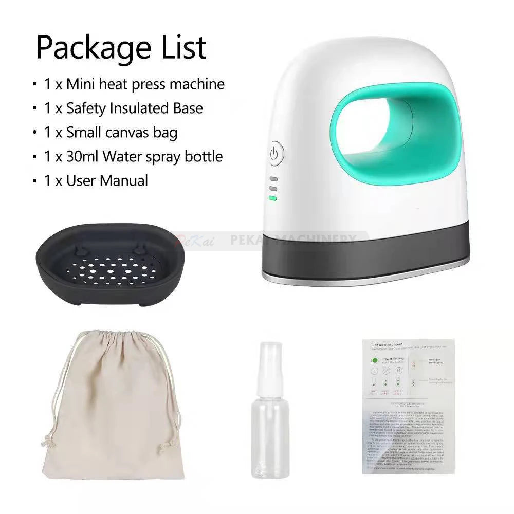 Mini Portable Heat Press Machine — Handheld Sublimation for T-Shirts