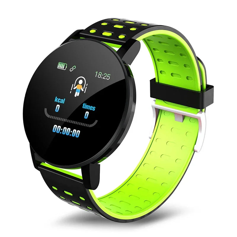 Smart Watch LED Digital Fitness Tracker — Heart Rate Monitor 1.44" Touch Screen