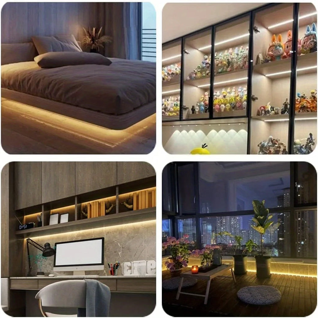 Neon LED Light Strip with Touch Sensor – Dimmable Waterproof Rope Light for Room Decor