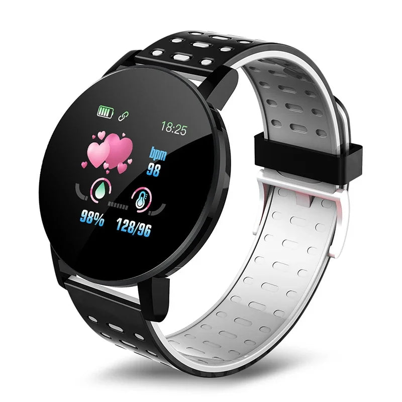 Smart Watch LED Digital Fitness Tracker — Heart Rate Monitor 1.44" Touch Screen