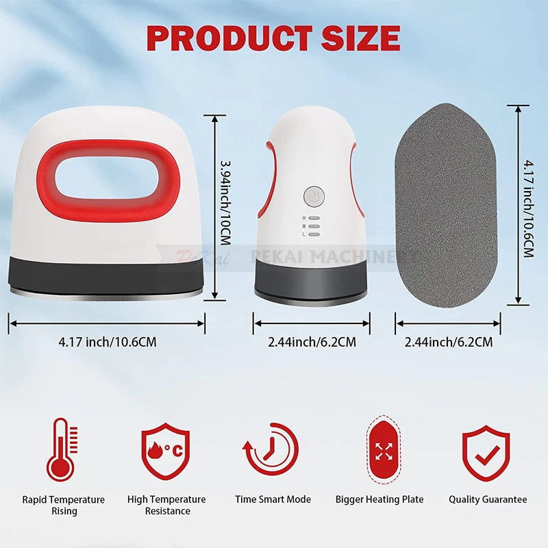 Mini Portable Heat Press Machine — Handheld Sublimation for T-Shirts