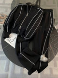 Women'S Sportswear Set, Casual Athletic Sportswear, Long Sleeve Zipper Stand Collar High Neck Sweatshirt, Casual Sports Pants, Fall Winter Commuter Leisure Sweatsuit Outfits, Athleisure Wear Set, Sporty Chic Outfit, Athleisure Activewear Set