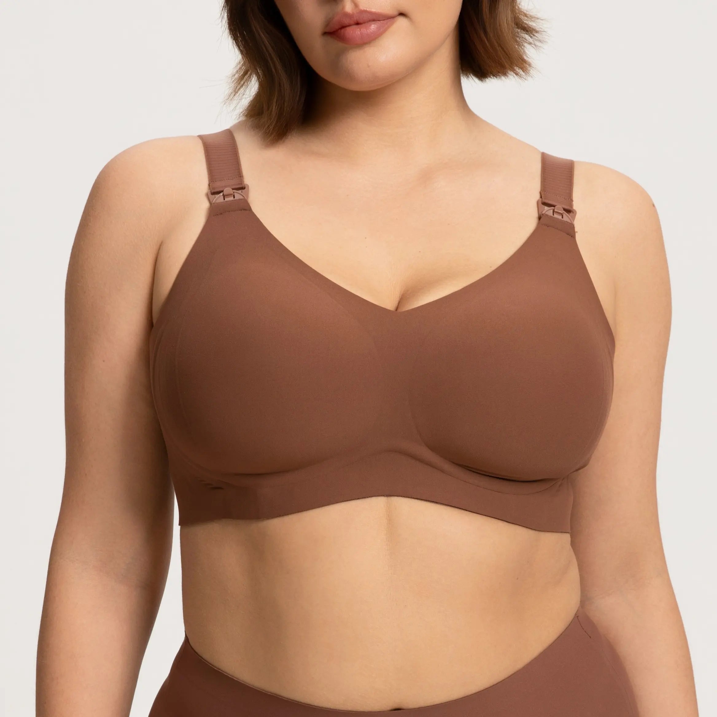 HSIA Women'S Softcontour Wireless Pregnancy Maternity Bra One Hand Nursing Bra- Jelly Support, Breathable, Moisture-Wicking, Full Coverage, Comfort Fit, Adjustable, Seamless, Smooth Underwear Womenswear Postpartum Essentials Pregnancy Stuff